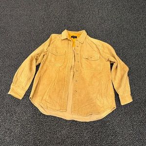Womens yellow corduroy jacket